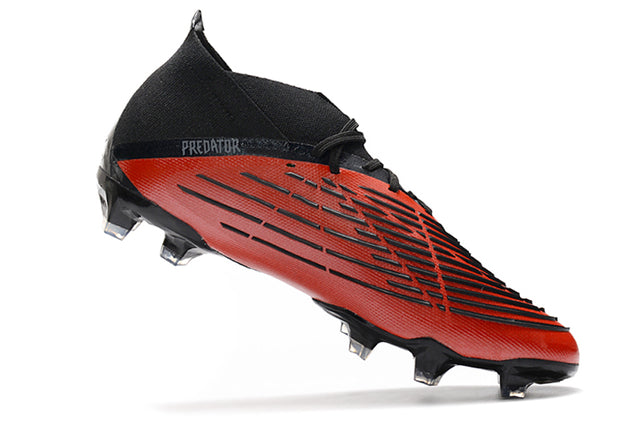Chuteira Adidas Predator Edge.1 Campo FG - Preto/vemelhor