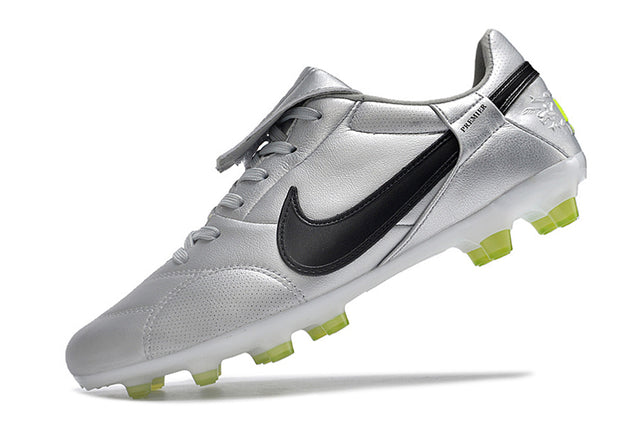 Chuteira Nike Premier 3 FG - Prata/Preto