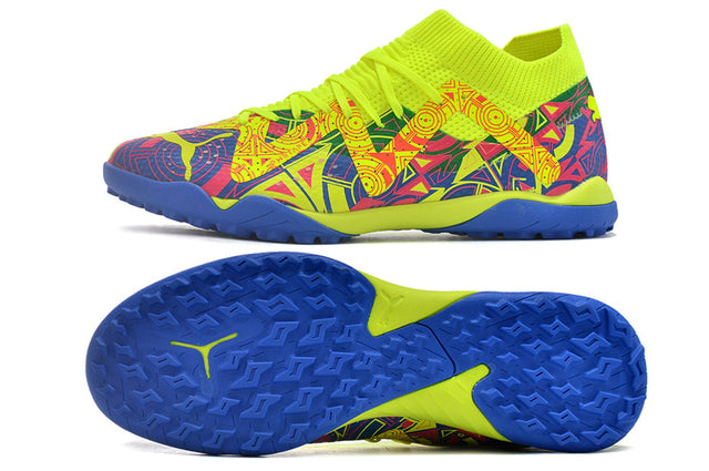 Chuteira Puma Future Match Society TF "Energy Pack"