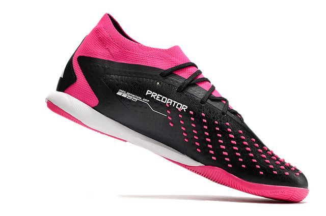 Chuteira Adidas Predator Accuracy.1 Futsal - Preto/Rosa