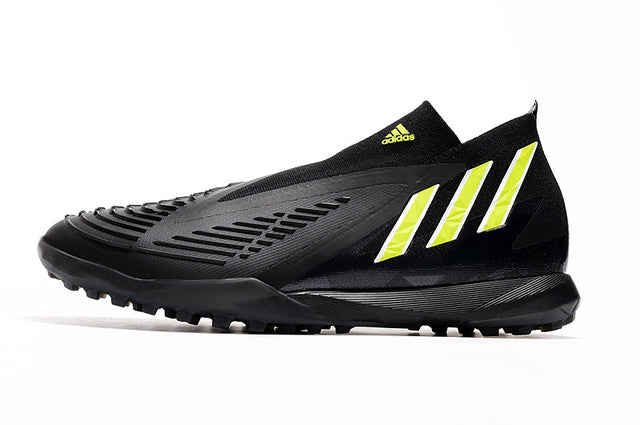 Chuteira Adidas Predator Edge+ Society TF - Preto/Amarelo