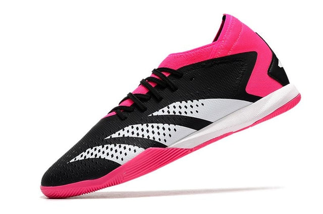Chuteira Adidas Predator Accuracy.3 Futsal - Preto/Rosa