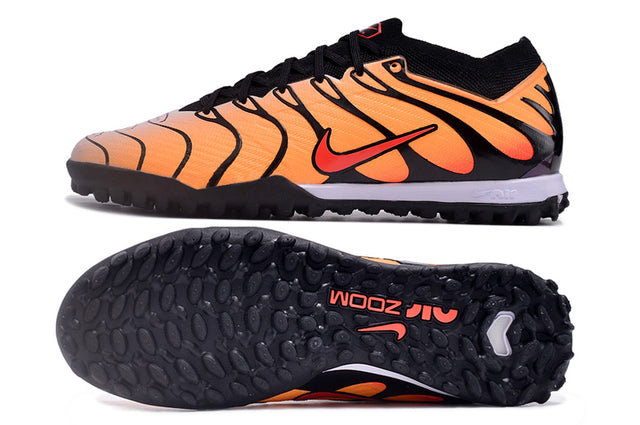 Chuteira Nike Mercurial Vapor 15 Elite Society - Laranja/Preto