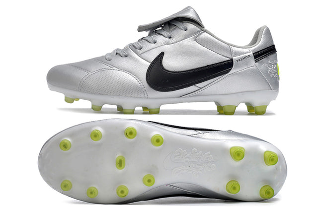 Chuteira Nike Premier 3 FG - Prata/Preto