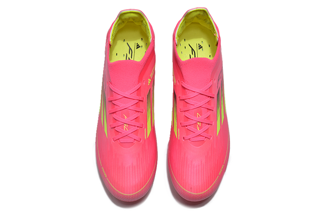 Chuteira Adidas F50 X Campo - Rosa/Amarelo