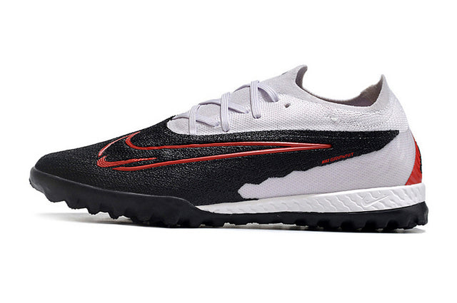 Chuteira Nike Phantom GX Elite Society TF - Branco/Preto/Vermelho