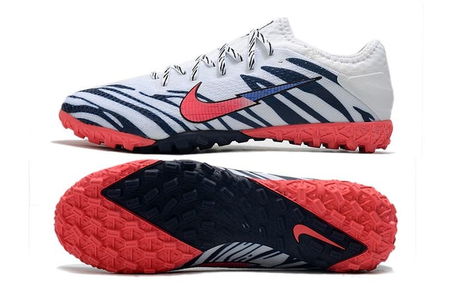 Chuteira Nike Mercurial Vapor 13 Society - Branco/Azul