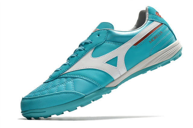 Chuteira Mizuno Morelia Neo Sala Society - Azul/Branco