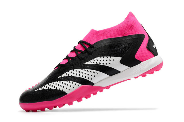 Chuteira Adidas Predator Accuracy.1 Society - Preto/Rosa