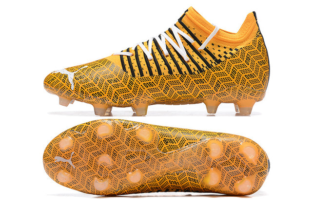 Chuteira Puma Future Z 1.4 Campo FG/AG - Amarelo/Preto