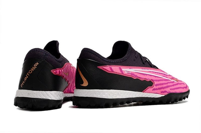 Chuteira Nike Phantom GX Pro Society TF - Rosa/Preto
