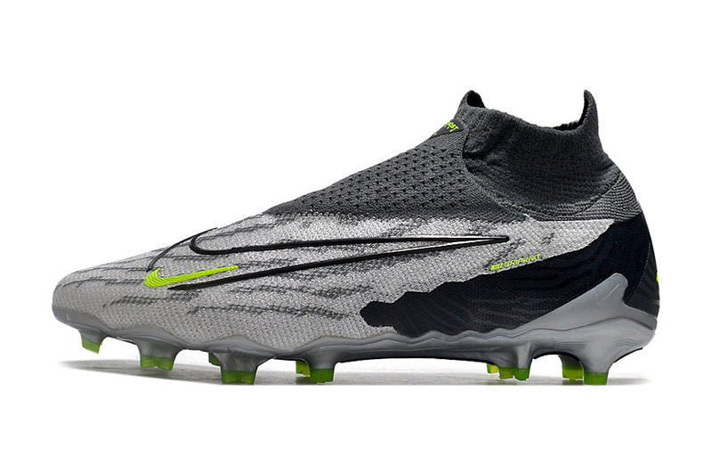 Chuteira Nike Campo Phantom GX Elite FG - Cinza/Verde