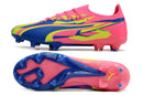 Chuteira Puma Ultra Ultimate Campo FG - Rosa/Azul