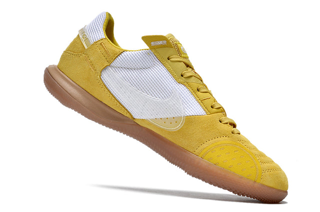 Chuteira Nike Street Gato Futsal IC - Amarelo/Branco