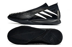 Chuteira Adidas Predator Edge+ Futsal IC - Preto/Branco