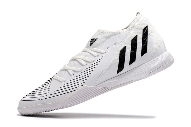 Chuteira Adidas Predator Edge.3 Futsal IC - Branco/Preto