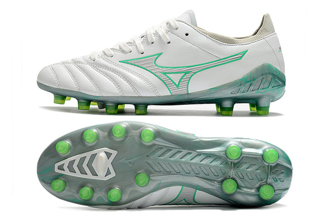 Chuteira Mizuno Morelia Neo 3 Campo FG - Branco/Verde
