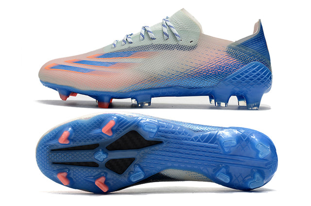 Chuteira Adidas Ghosted.1 Campo FG - Azul/Branco