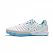 Chuteira Nike Tiempo Legend 7 Finale Futsal - Branco/Azul