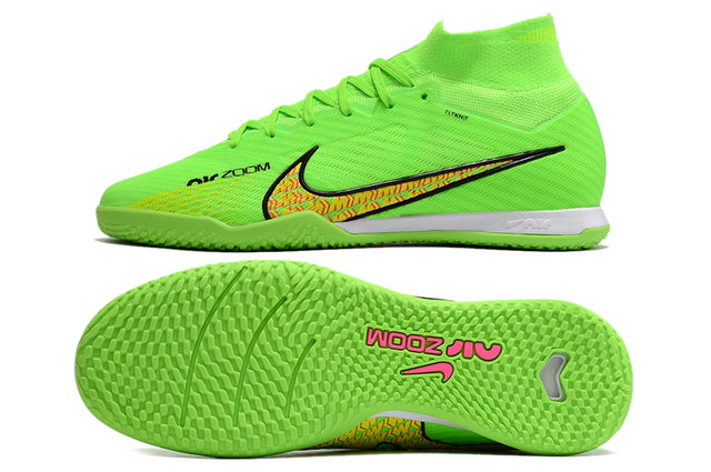 Chuteira Nike Mercurial Superfly 9 Elite Futsal IC - Verde