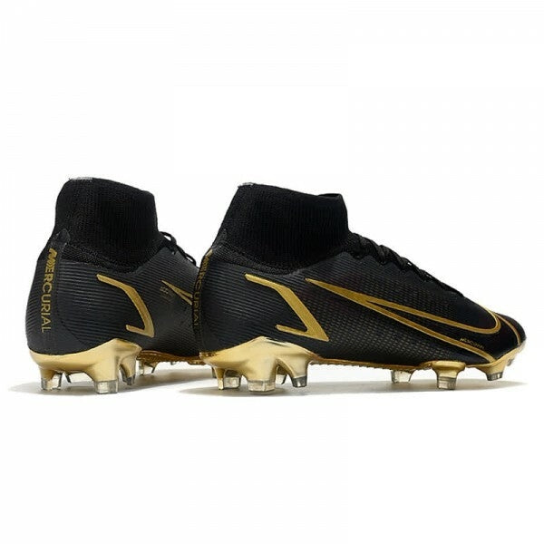 Chuteira Nike Mercurial Superfly 8 Elite Campo FG - Preto/Dourado
