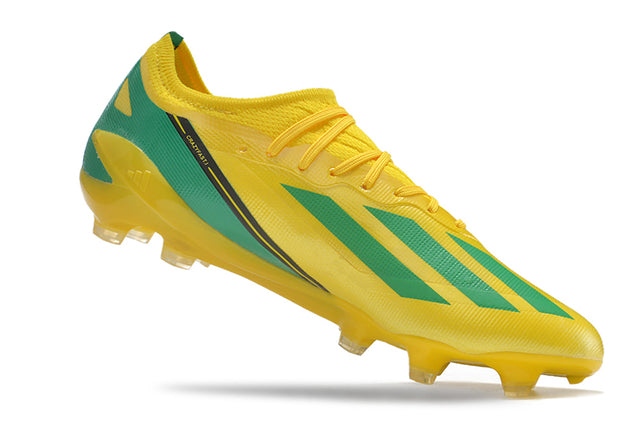 Chuteira Adidas X CrazyFast.1 FG - Amarelo/Verde
