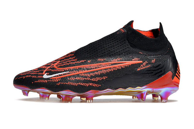Chuteira Nike Campo Phantom GX Elite FG - Preto/Vermelho