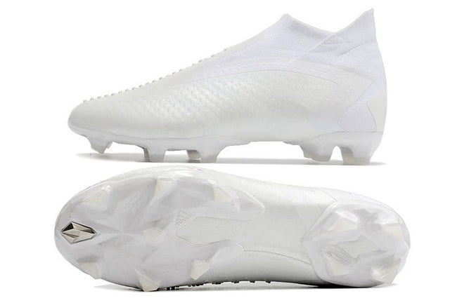 Chuteira Adidas Predator Accuracy+ FG - All White