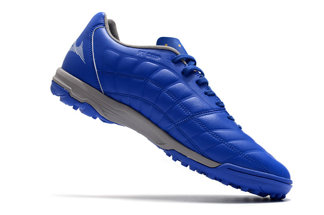 Chuteira Mizuno Rebula 3 Society - Azul/Cinza