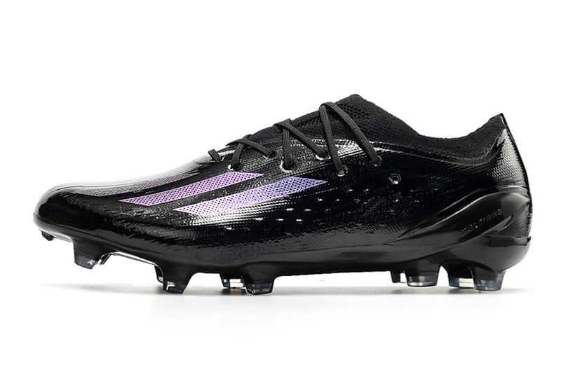 Chuteira Adidas X CrazyFast.1 FG - Preto/Roxo