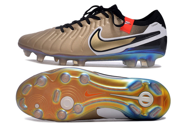 Chuteira Nike Tiempo 10 Elite Campo FG "'Golden Touch"