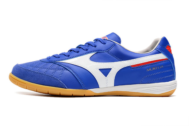 Chuteira Mizuno Morelia Sala Futsal - Azul/Branco