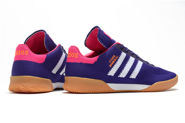 Chuteira Adidas Copa Mundial Futsal - Azul/Rosa