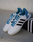 Chuteira Adidas Adipure 11 Pro Society TF - Branco/Azul