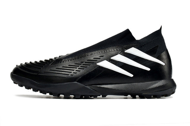Chuteira Adidas Predator Edge+ Society TF - Preto/Branco