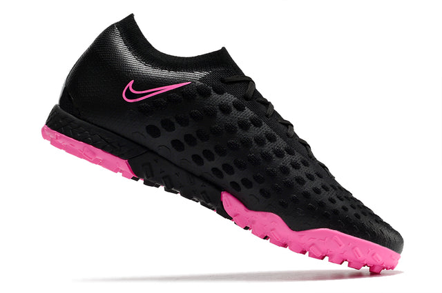Chuteira Nike Phantom Ultra Venom Society TF - Preto/Rosa