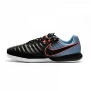 Chuteira Nike Tiempo Legend 7 Finale Futsal - Preto/Cinza/Laranja