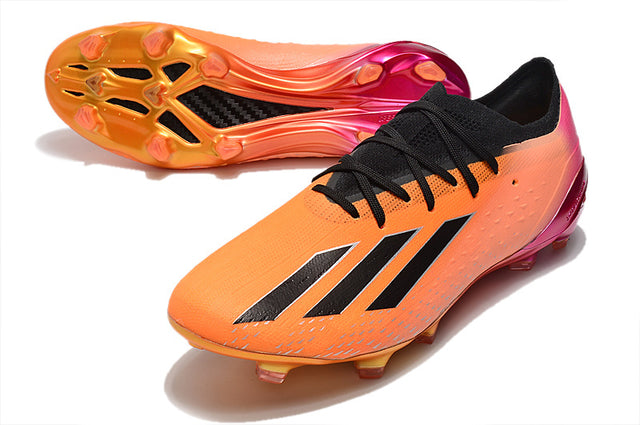 Chuteira Adidas X Speedportal.1 FG - Laranja/Rosa