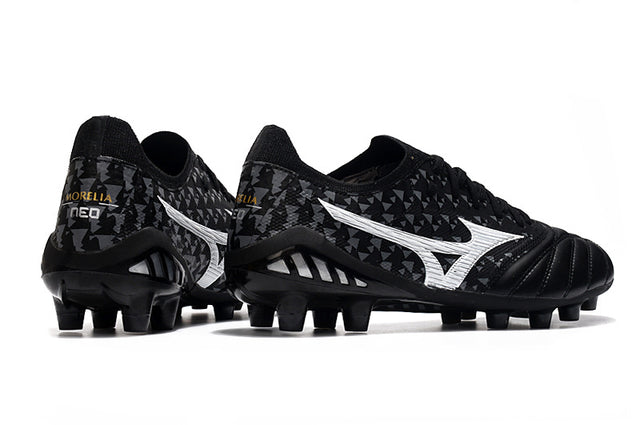 Chuteira Mizuno Morelia Neo 3 Campo FG - Preto/Branco