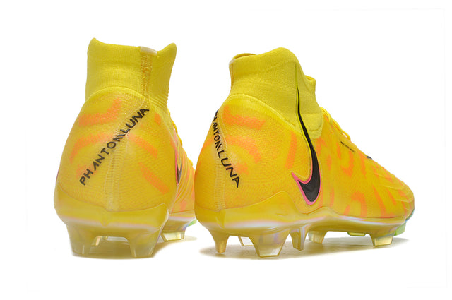 Chuteira Nike Phantom Luna Elite Campo FG - Amarelo/Preto