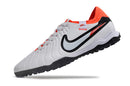 Chuteira Nike Tiempo 10 Pro Society - Branco/Vermelho