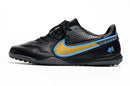 Chuteira Nike Tiempo 9 Pro Society - Preto/Azul/Dourado