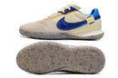 Chuteira Nike Street Gato Futsal IC - Bege/Azul