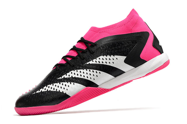 Chuteira Adidas Predator Accuracy.1 Futsal - Preto/Rosa
