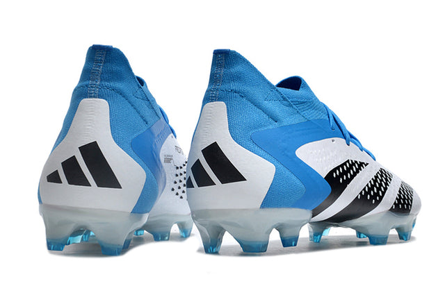 Chuteira Adidas Predator Accuracy.1 FG - Branco/Azul