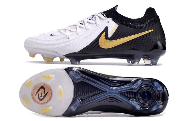 Chuteira Nike Campo Phantom GX2 Elite Campo FG - Preto/Branco