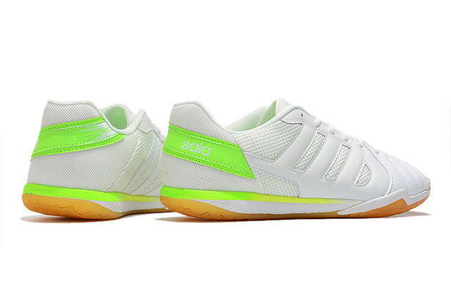 Chuteira Adidas Top Sala Futsal - Branco/Verde