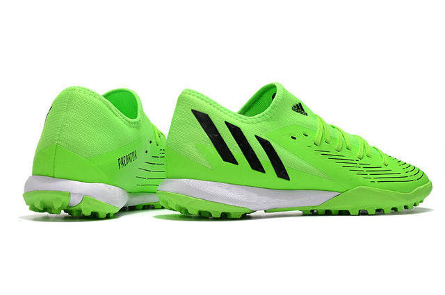 Chuteira Adidas Predator Edge.3 Low Society TF - Verde