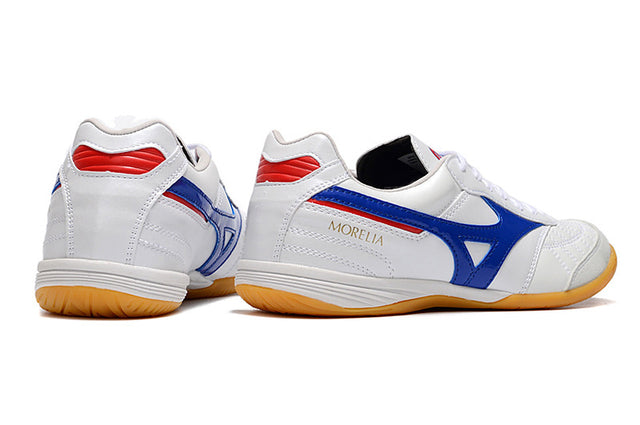 Chuteira Mizuno Morelia Sala Futsal - Branco/Azul