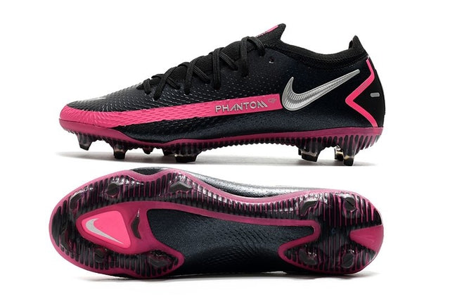 Chuteira Nike Campo Phantom GT Elite - Rosa/Preto